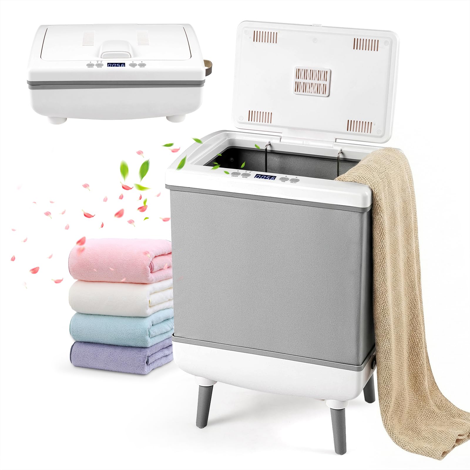 Tangkula Towel Warmer for Bathroom 35L Blanket Warmer